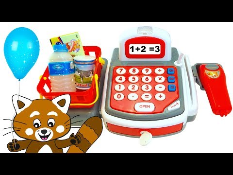 Pukkins leker affär - Lek och lär med roliga leksaker på svenska på vår barnkanal