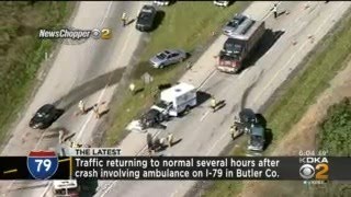 Several Injured In Multi-Vehicle Crash On I-79 Southbound Near Evans City
