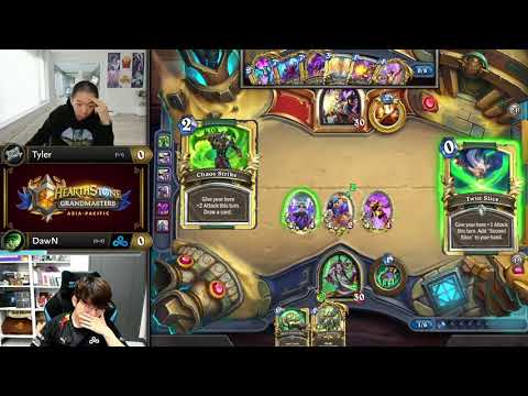 Tyler vs DawN - Division B - Hearthstone Grandmasters Asia-Pacific 2020 Season 1 - Week 5