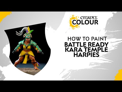 How to Paint Blood Bowl: Kara Temple Harpies