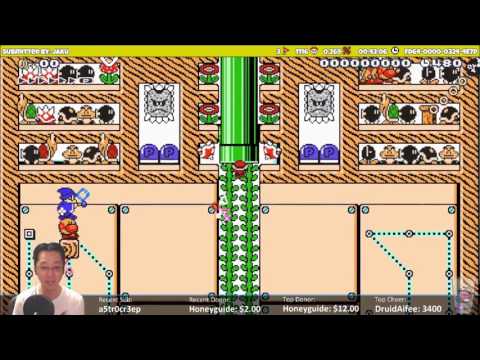 Super Mario Maker - Jaku's Magikoopa Tennis (Rage Montage)