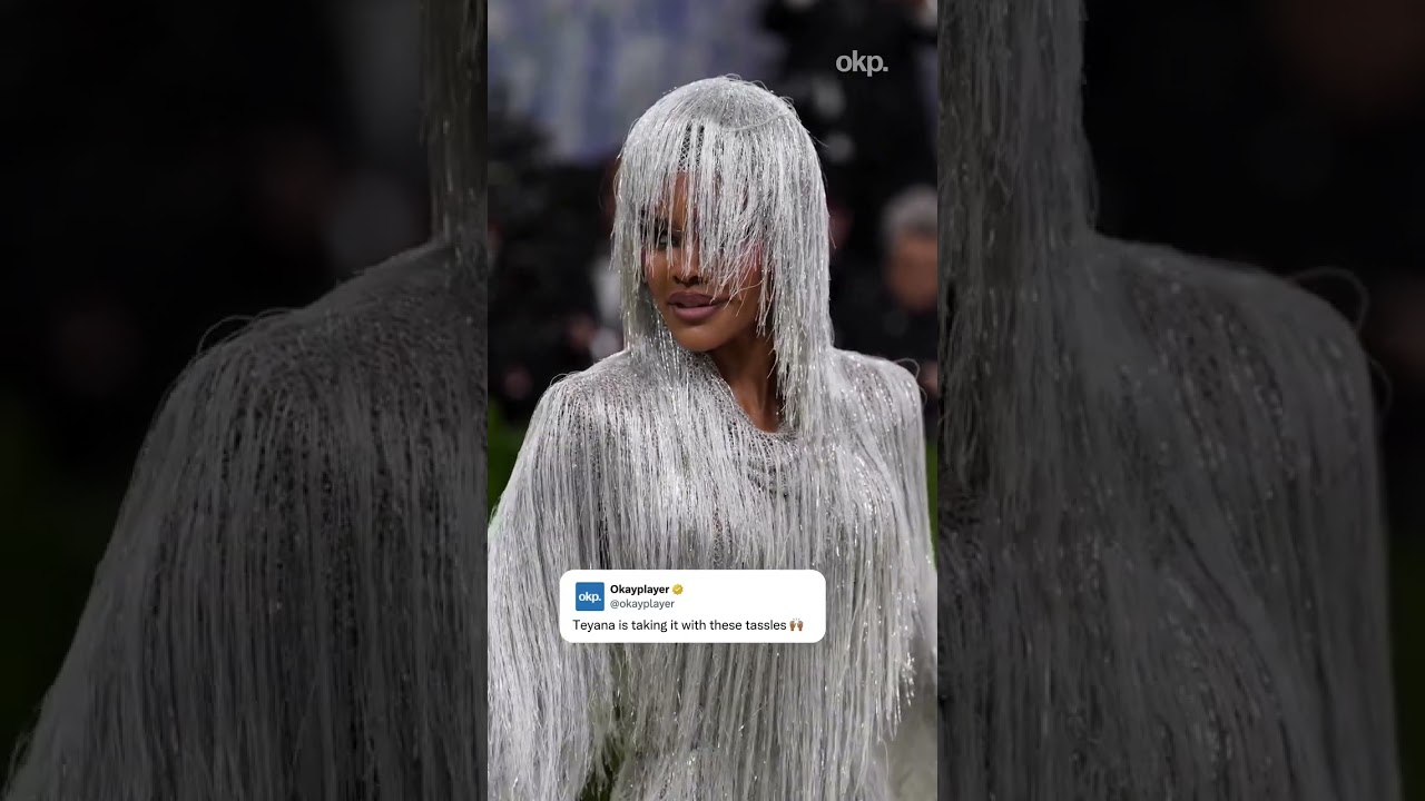 🥵 #TeyanaTaylor and a red carpet go together real bad #trending #MetGala