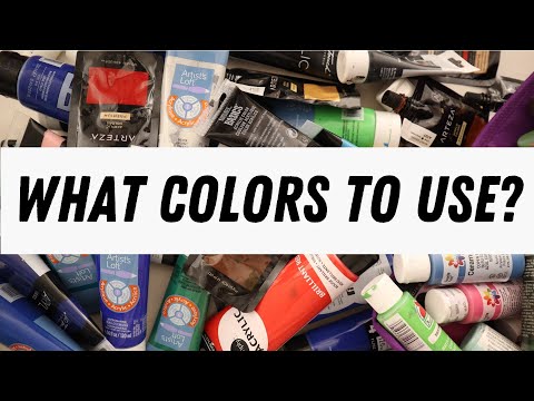 Choosing an Acrylic Pour Color Palette - Acrylic Pour Color Wheel