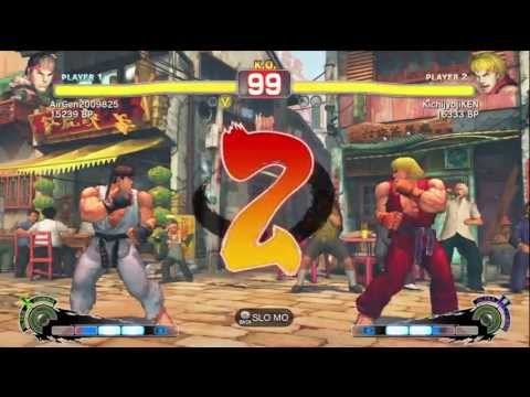 Air [Ryu] vs KichijyojiKEN [Ken] SSF4 Japanese Online Ranked Matches - TRUE HIGH-DEF