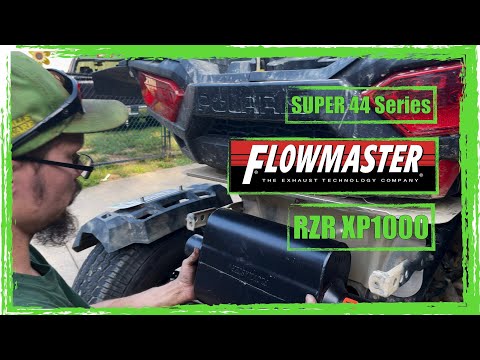 Flowmaster Super 44 on RZR XP 1000 SOUNDS GOOD