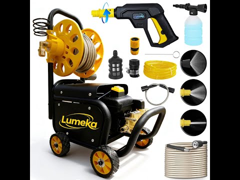 Referencia de instalación de la hidrolavadora eléctrica Lumeka LM-XW80-Pro