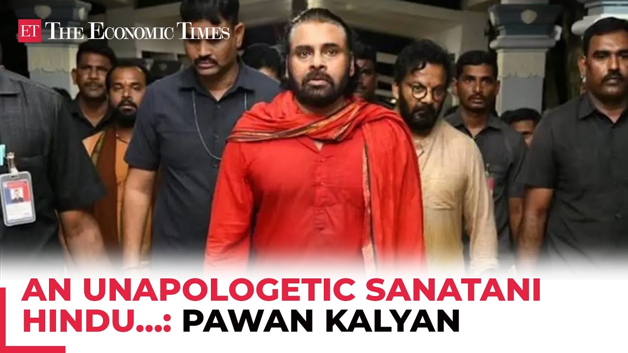 Pawan Kalyan in his fiery speech at Varahi Declaration 'An unapologetic Sanatani Hindu...'