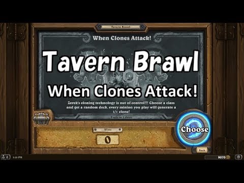 [Hearthstone] Tavern Brawl When Clones Attack! No Commentary(2018/11/22)