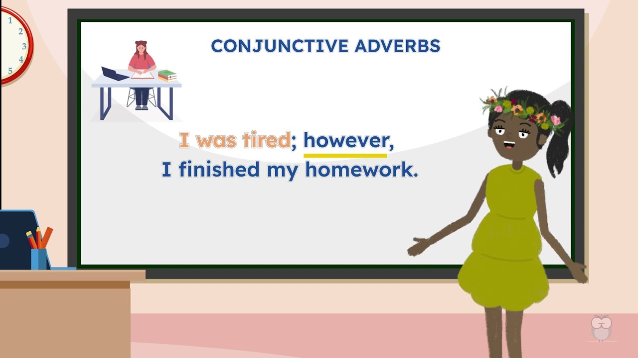 Conjunctive Adverbs Grammar Lesson