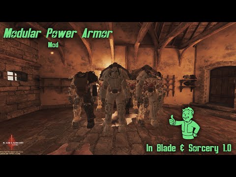 Modular Power Armor Blade & Sorcery 1.0 mod showcase