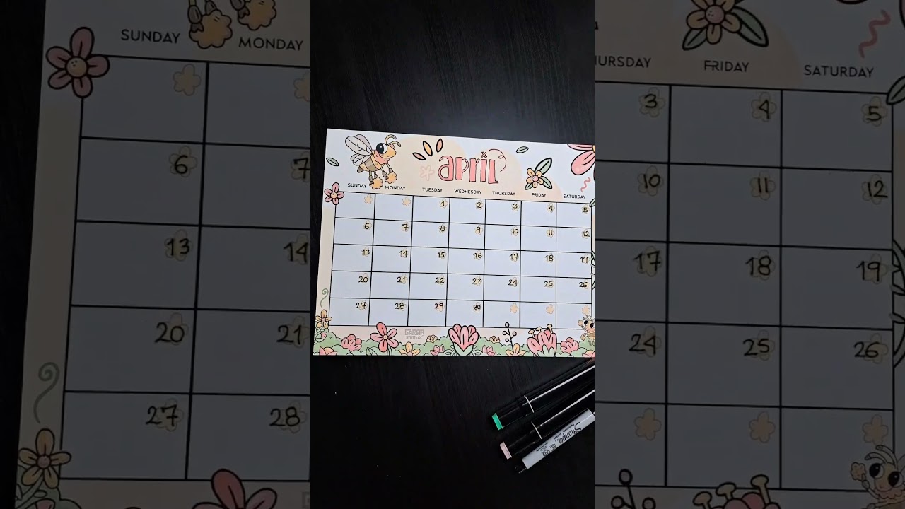 April 2025 Calendar Printable