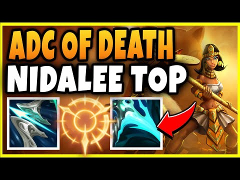 THIS ADC NIDALEE TOP BUILD HALF HEALTHS WITH ONE AUTO!? - League of Legends