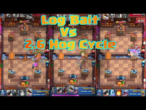 Log bait Prince deck vs 2.6 hog cycle | Global Tournament