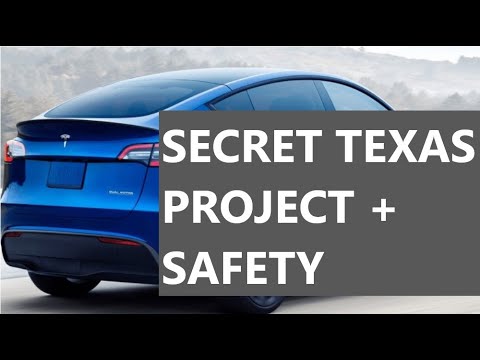 TESLA SECRET PROJECT IN TEXAS , MODEL Y SAFETY REPORT