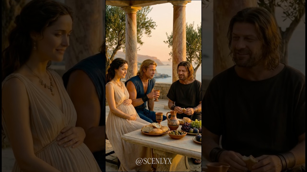 Achilles & Briseis | What If Achilles Survived? | (Part 3) #troy #achilles #bradpitt #odysseus #ai