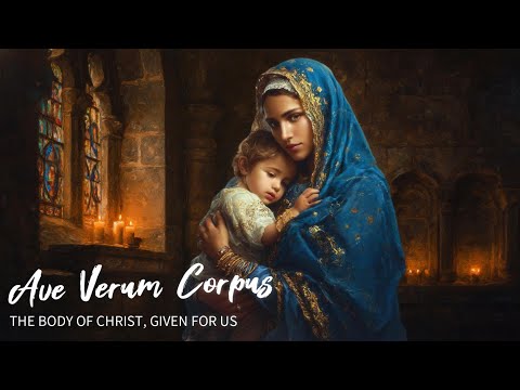 Ave Verum Corpus | Gregorian Chant & Catholic Choir | Eucharistic Worship, 432Hz