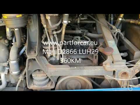 motor engine silnik MAN D2866 LUH29 360km for sale na sprzedaż