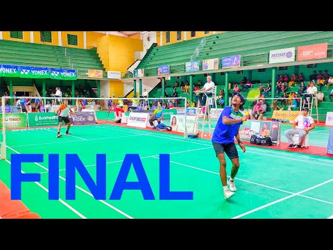 U17 SINGLES FINAL | KERALA STATE JUNIOR BADMINTON CHAMPIONSHIP | BHARATH LATHEESH V/S AMAN SURESH