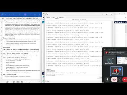 3.6.2 Lab – Implement VLANs and Trunking