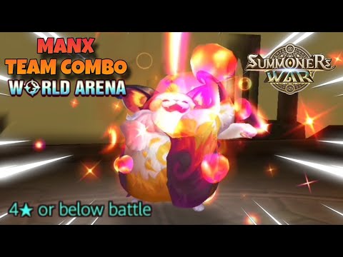 Manx Team Combo in World Arena Special League Ep. 2 - Summoners War