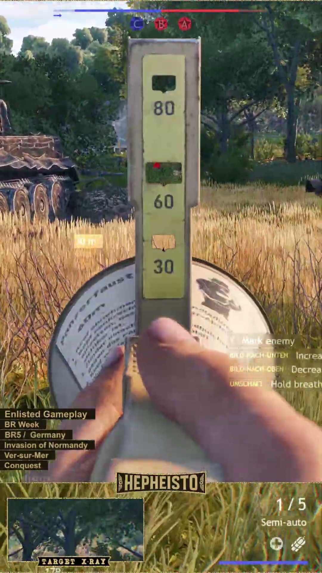 Anti Tank Gunner eliminates Tank Sherman IC "Firefly" ith Panzerfaust 60