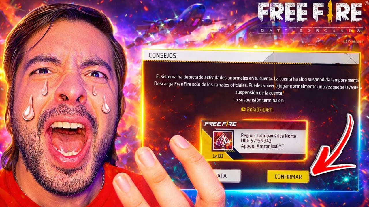 ESTOY BANEADO DE FREE FIRE es el FIN? #freefire #antronixxg