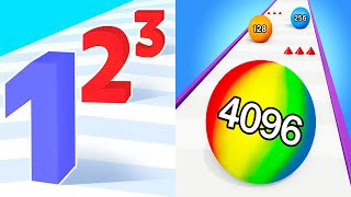 Number Master VS Rolling Ball Run Numbers Game Android iOS Gameplay #1