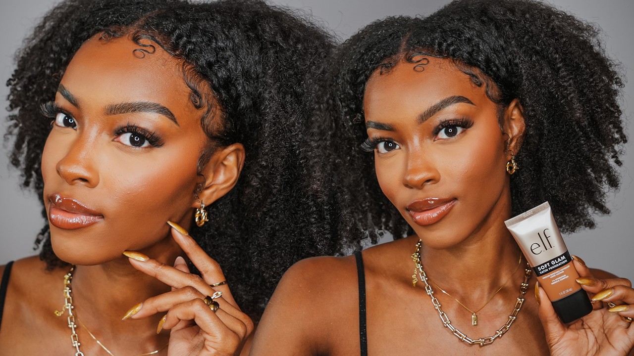 $8 DRUGSTORE FOUNDATION ROUTINE, SOFT GLAM FOR BEGINNERS