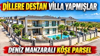 ❗️SATILDI❗️DİLLERE DESTAN VİLLA YAPMIŞLAR 500 m2 4+1 KÖŞE PARSEL DENİZ MANZARALI