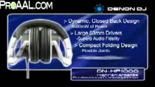 Video thumbnail for Denon DN HP 1000 by Pro Audio and Lighting