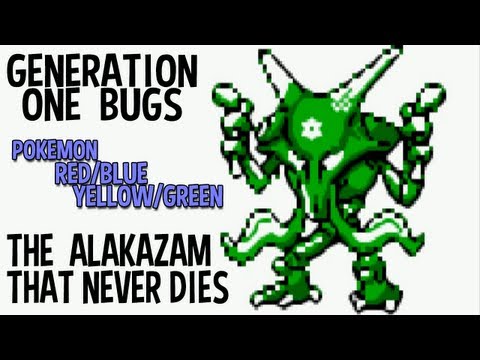 Pokemon Glitch [Red/Blue/Yellow/Green] - The Alakazam That Never Dies