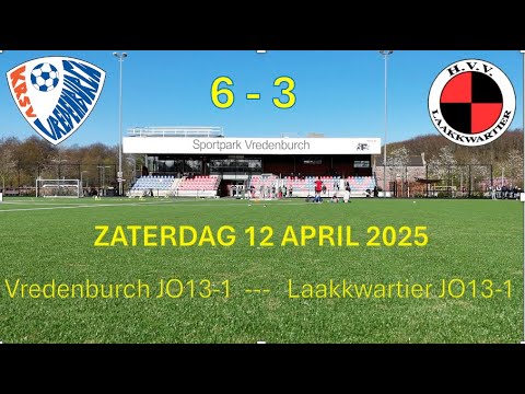 Vredenburch JO13-1  ---   Laakkwartier JO13-1 (6 - 3)