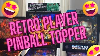 New PINBALL TOPPER Retro Player #new #pinball #topper #arcade @arcadetimeportugal