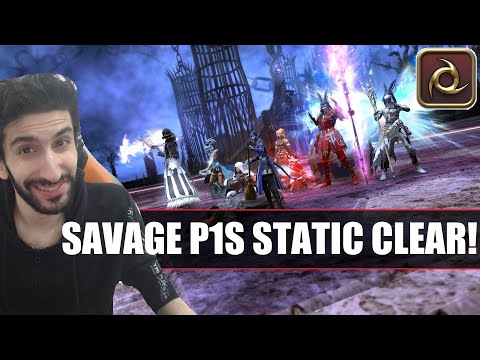 FFXIV - Static Pandaemonium SAVAGE (P1S Erichthonios NIN POV) - ALNINIO'S FIRST KILL!