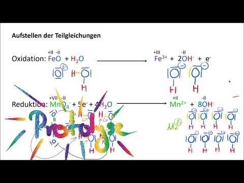 Einrichten von Redoxreaktion im alkalischen Milieu