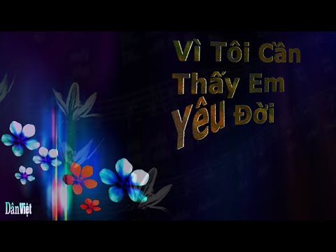 Vì tôi cần thấy em yêu đời - Trịnh Vĩnh Trinh