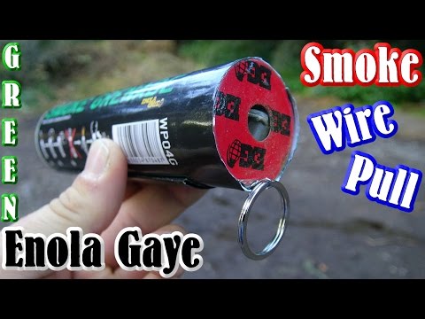 Enola Gaye Smoke Grenade - GREEN - Wire Pull [HQ]