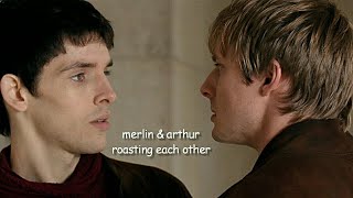 merlin & arthur roasting each other for 9 minutes straight