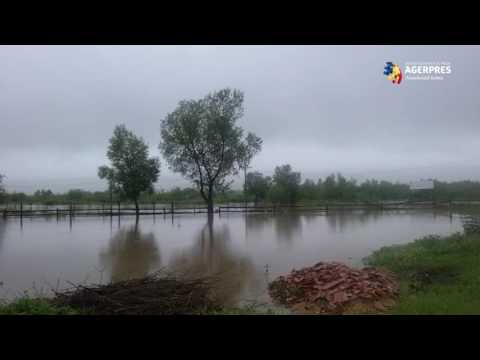 Nouă localităţi din Harghita, afectate de inundaţii