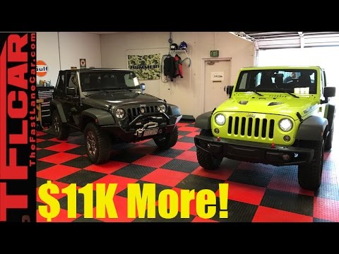 2017 Jeep Wrangler Rubicon vs Sport Mashup Review: Is The Rubicon Worth $11K More?