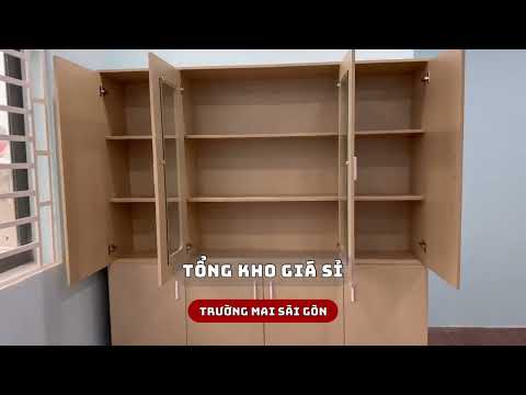 Tủ Tài Liệu Gỗ MDF Hiện Đại - THS198