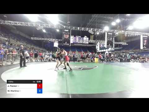 113 Lbs Consi Of 16 #2 - Jaxton Packer, Idaho Vs Matthew Martino, Idaho 17f0