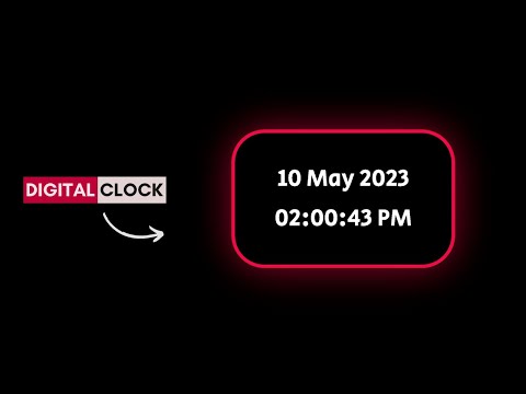 Javascript Digital Clock With Date Display Quick Tutorial