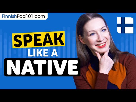 Fix Your Finnish Speaking in 2 Hours
