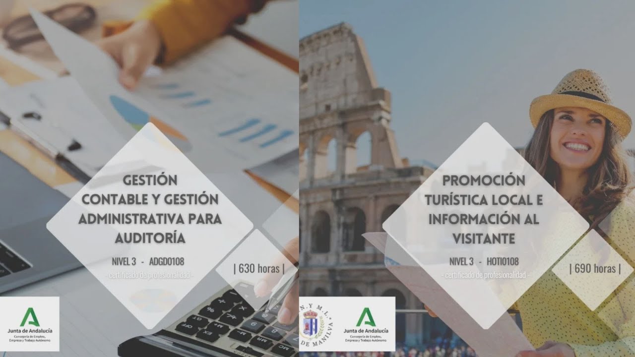 Aún hay plazas para los cursos con certificado de profesionalidad