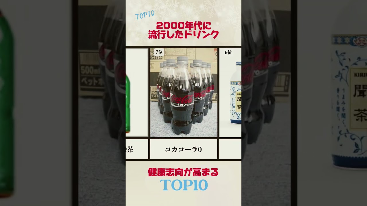 2000年代に流行した飲み物