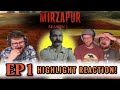 REACTION HIGHLIGHTS! | Mirzapur | Season 2 Episode 1 | The Slice of Life Podcast