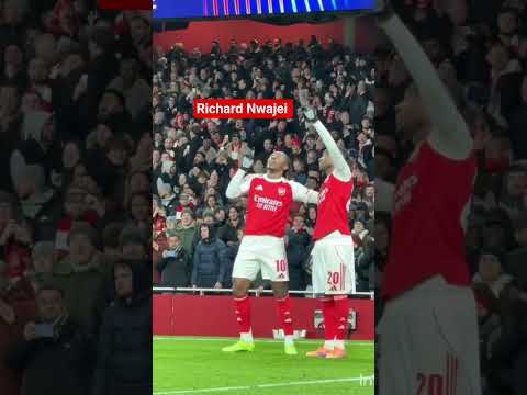 Eberechi Eze and Noni Madueke!! Nigerian boys in Arsenal! #nigeriafootball #championsleague #arsenal