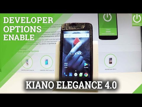 KIANO Elegance 4.0 Developer Options / Enable USB Debugging