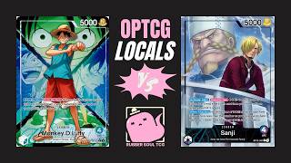 (OP16) OPTCG POV: 🟢🔵Luffy vs 🔵🟣Sanji! Locals Tourney!